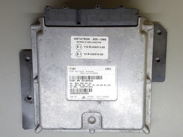 ECU Metatron 4100066 - 55185916 Fiat Multipla Bipower 1.6cc