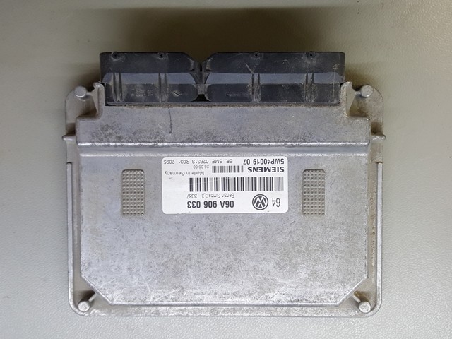 ECU Siemens 5WP40019 07  VW Golf 4 06A906033