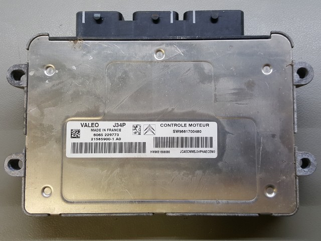 ECU Valeo J34P 6065-229773 SW9661700480